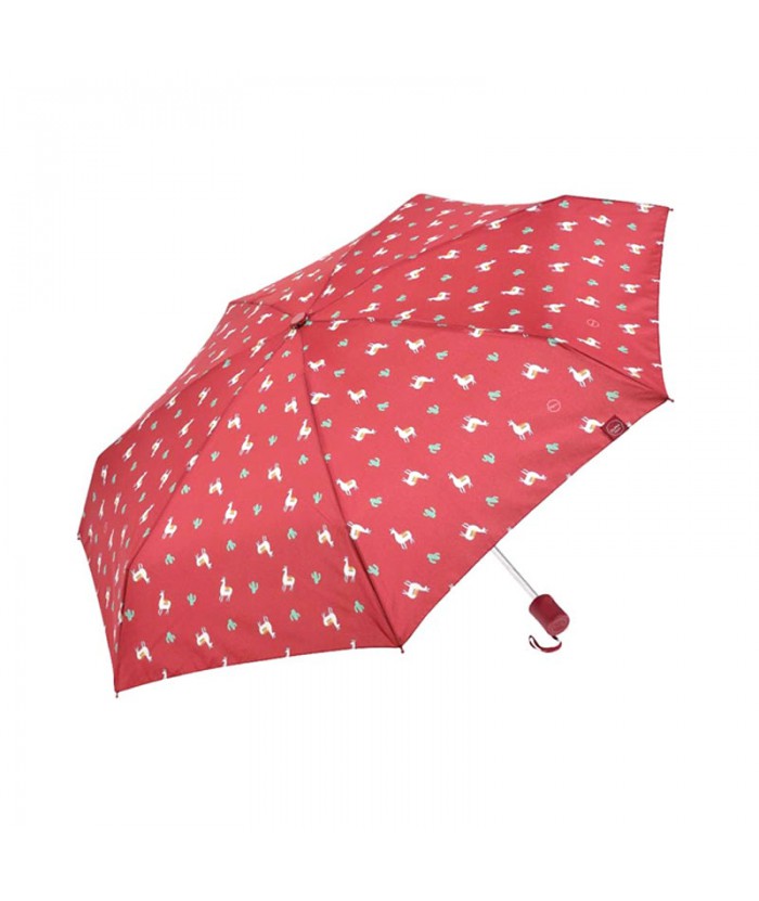 12€ | Paraguas Bisetti estampado mujer plegable | LasMaletas.es Color Rojo