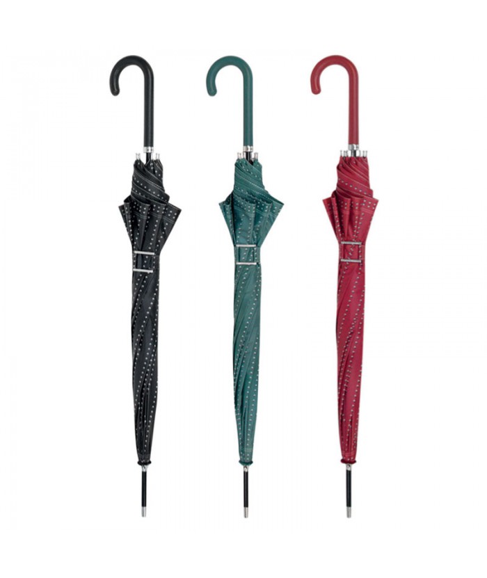 antecedentes básico emparedado 23€ | Paraguas largo Pierre Cardin estampado | LasMaletas.es Color Granate